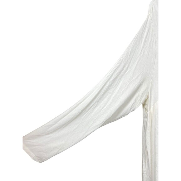 J Jill Wearever Collection Tunic Top Off-White Black Piping Size 2X Capsule - Picture 4 of 12